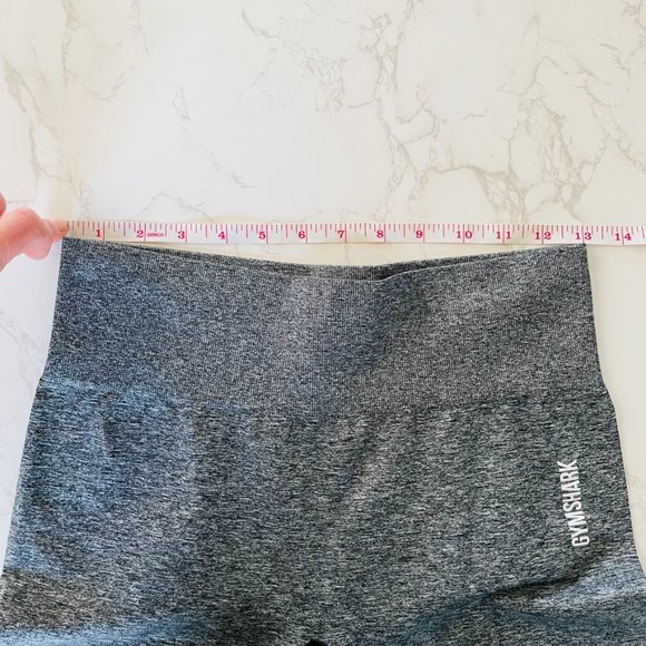 Gymshark Heather Gray Activewear Athletic Workout Leggings | Medium - Picture 5 of 6